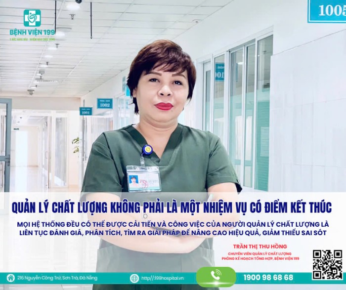 Chuyên viên Trần Thị Thu Hồng: 25 năm cống hiến vì công tác quản lý chất lượng Bệnh viện